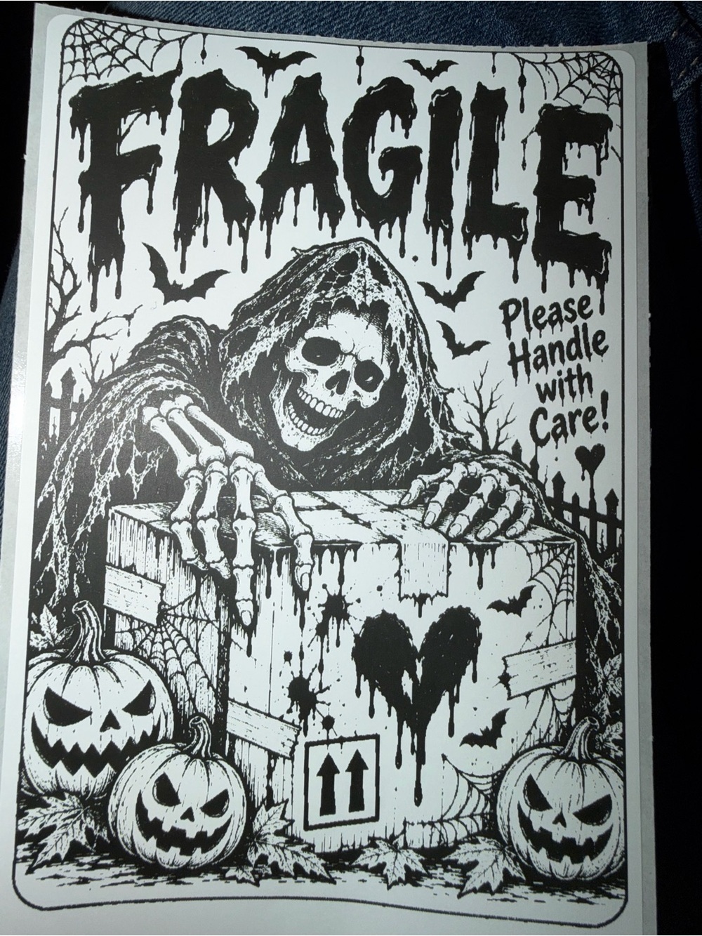 Grim Reaper Fragile 50ct 4x6